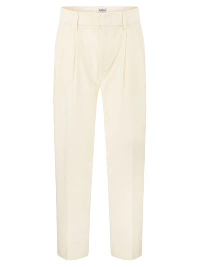 Shop Dondup Sheryl Loose Flannel Trousers