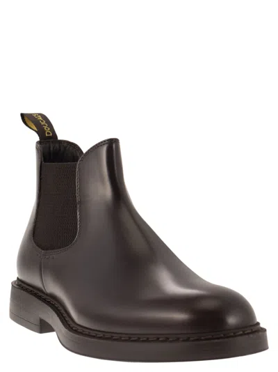 Shop Doucal's Chelsea Leather Ankle Boot