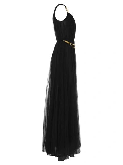 Shop Elisabetta Franchi One Shoulder Tulle Red Carpet Dress