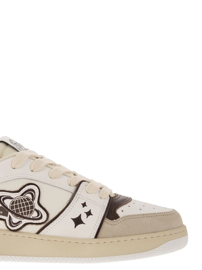 Enterprise Japan Ej Planet Low-top Leather Sneakers