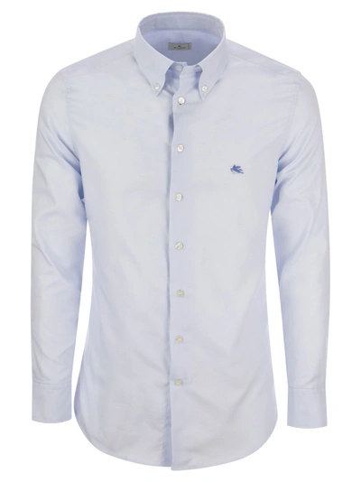 Shop Etro Button Down Cotton Shirt