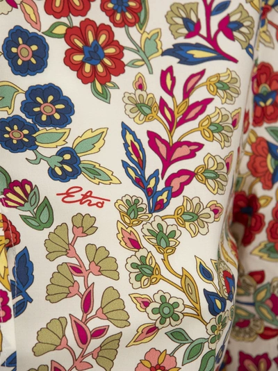 Shop Etro Cotton Shirt With Floral Paisley Print