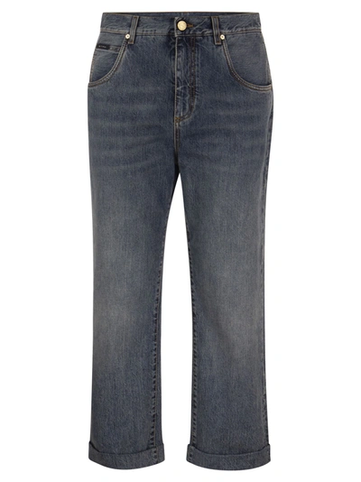 Shop Etro Easy Fit Five Pocket Jeans