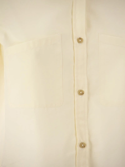 Shop Fay Cropped Cotton Shirt