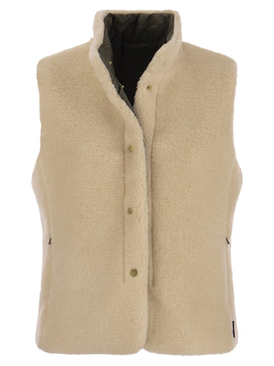 Shop Fay Reversible Shearling Effect Vest