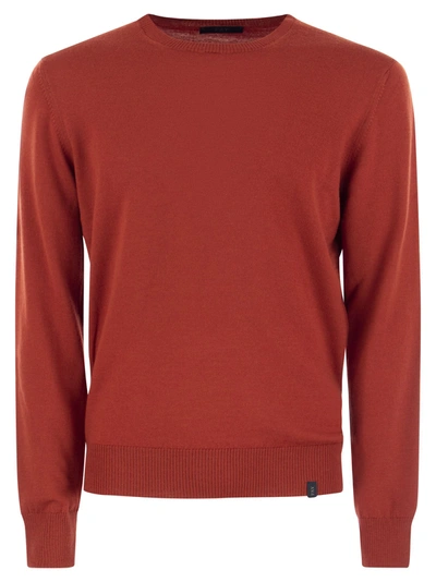 Shop Fay Wool Crew Neck Pullover