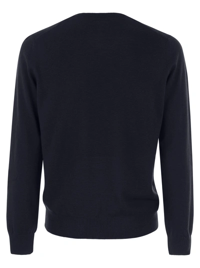 Shop Fay Wool Crew Neck Pullover