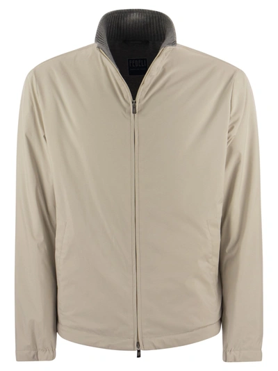 Shop Fedeli Cashmere Lined Jacket