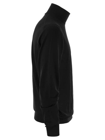 Fedeli Wool And Cashmere Turtleneck Jumper