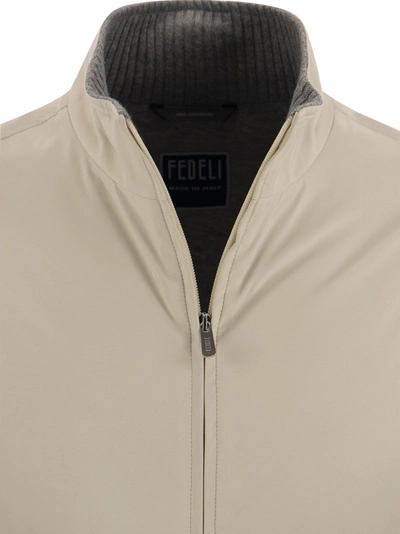 Shop Fedeli Cashmere Lined Jacket