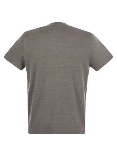 Shop Fedeli Exreme Linen Flex T Shirt