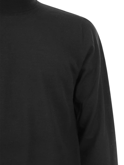 Shop Fedeli Turtleneck Sweater In Virgin Wool