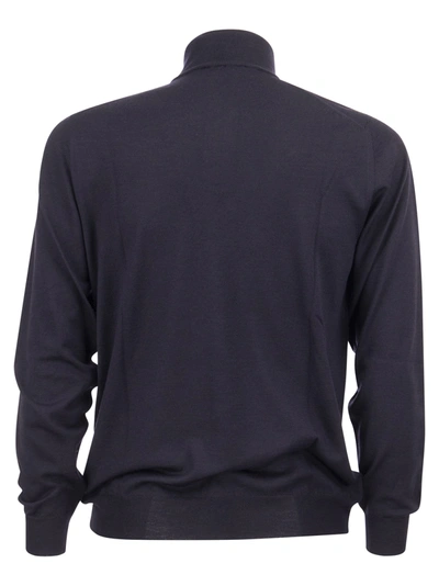 Fedeli Favonio - Zip Turtleneck Sweater In Cashmere