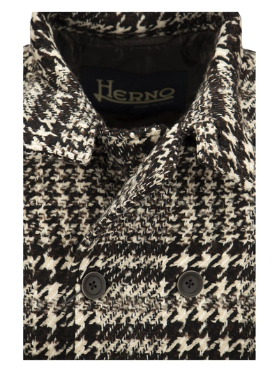 Shop Herno Vintage Chess Coat