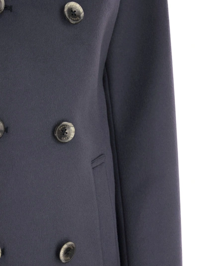 Shop Herno Wool And Cashmere Double Breasted Coat