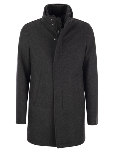Shop Herno Wool Blend Medium Coat