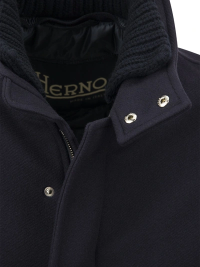 Shop Herno Wool Blend Medium Coat