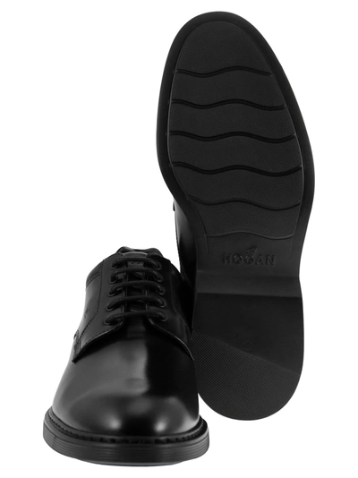 Shop Hogan H576 Derby Lace Ups With Rubber Bottom
