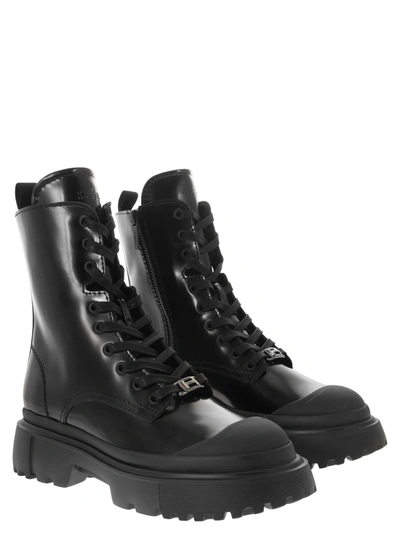 Shop Hogan H619 Combat Boots