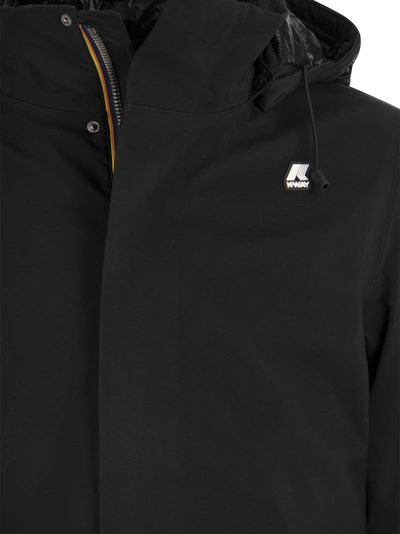 Shop K-way K Way Jackel Bonded Padded Hooded Padded Jacket