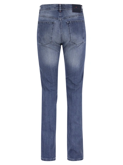 Shop Kiton 5 Pocket Cotton Jeans