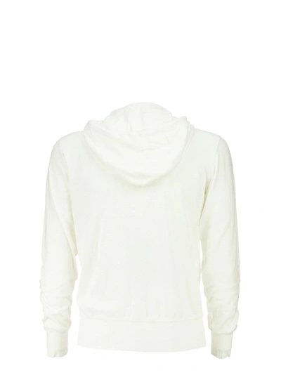 Shop Majestic Hooded Sweatshirt In Cotton And Modal