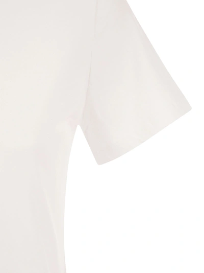 Shop Majestic Polly T Shirt In Cotone Silk Touch