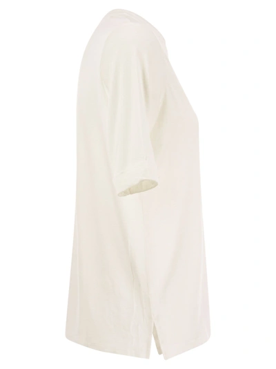 Majestic Filatures Viscose Serape Neckline Tunic