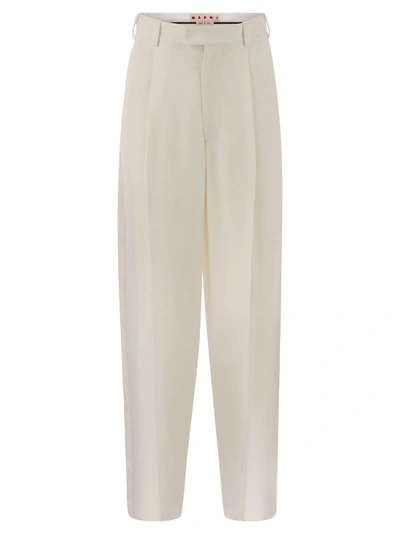 Shop Marni Cady Tailored Trousers