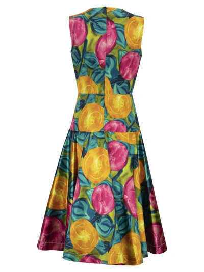 Shop Marni Lemonade Sleeveless Midi Dress