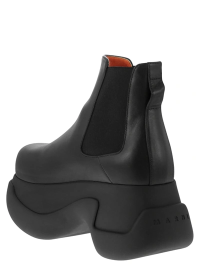 Shop Marni Leather Chelsea Boot