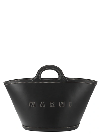 Shop Marni Tropicalia S Leather Handbag