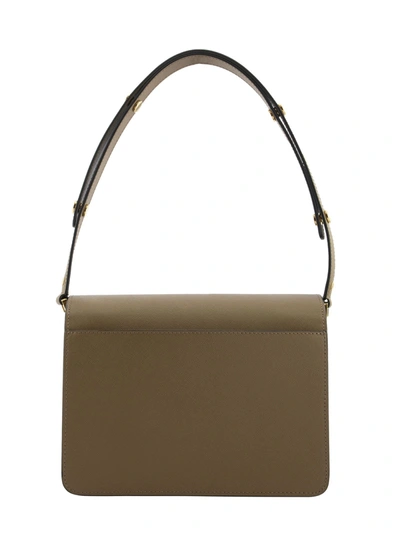 Shop Marni Trunk Bag In Mono Coloured Saffiano Calfskin