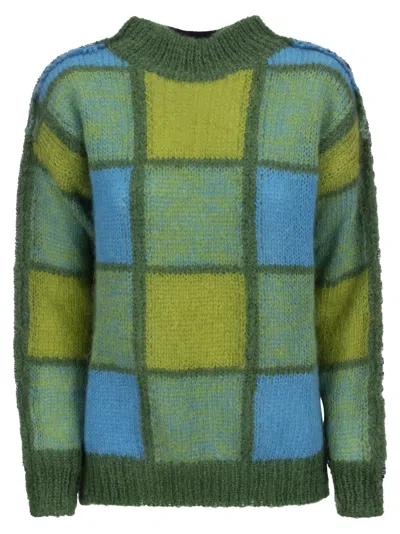 Shop Marni Wool And Mohair Blend Pullover