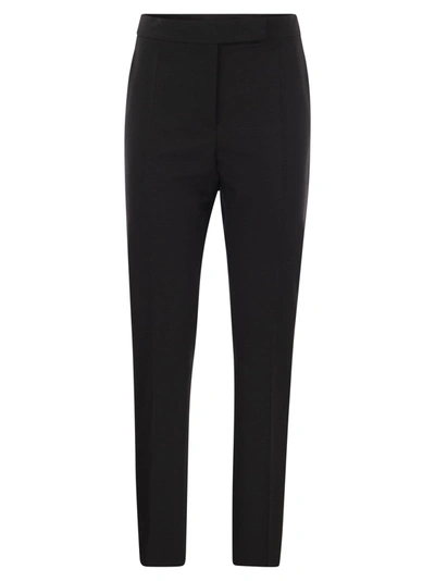 Shop Max Mara Rino Wool And Mohair Trousers