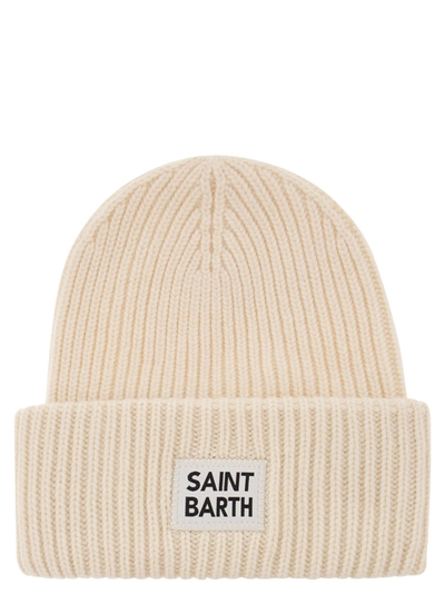 Shop Mc2 Saint Barth Berry Mixed Wool And Cashmere Cap