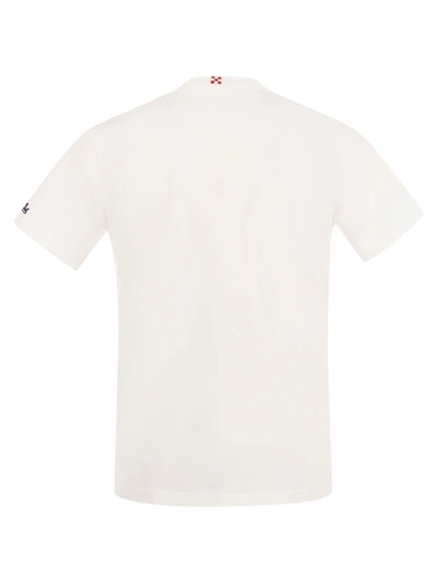 Shop Mc2 Saint Barth Cotton T Shirt With Aperol Spritz Print