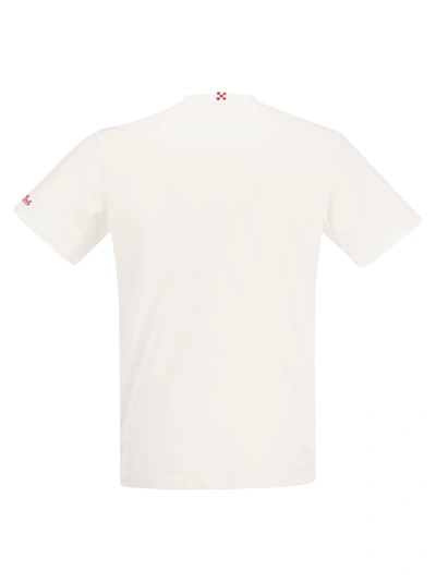 Shop Mc2 Saint Barth Cotton T Shirt With Mok Print