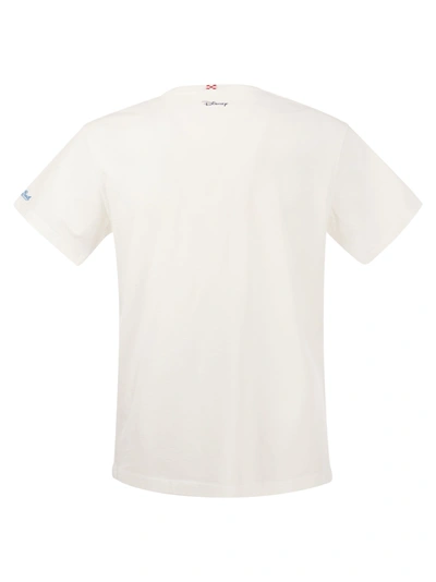 Shop Mc2 Saint Barth Cotton T Shirt With Mickey M. Surfer Print