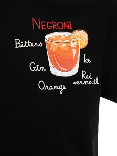 Shop Mc2 Saint Barth Cotton T Shirt With Negroni Print