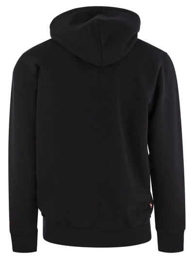 Shop Mc2 Saint Barth Hoodie With Embroidered Lettering