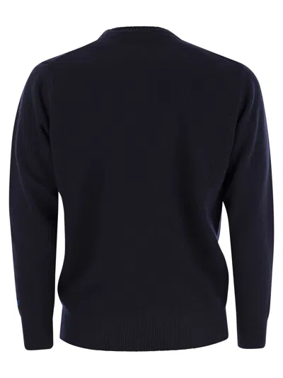 Shop Mc2 Saint Barth Snoopy Chef Jumper In Wool And Cashmere Blend