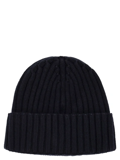 Shop Mc2 Saint Barth Wool And Cashmere Blend Hat With Embroidery