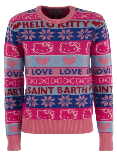 Shop Mc2 Saint Barth Wool Blend Jumper With Embroidery