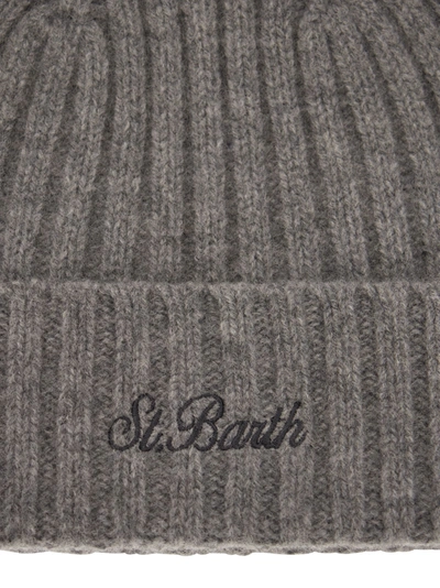 Shop Mc2 Saint Barth Wool Hat With Embroidery