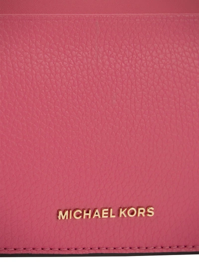 Shop Michael Kors Empire Leather Shoulder Bag