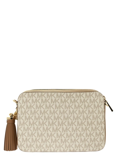 Shop Michael Kors Ginny Medium Logo Crossbody Bag