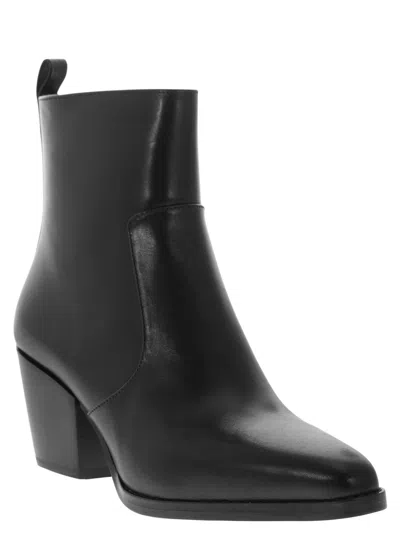 Shop Michael Kors Harlow Leather Ankle Boot