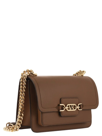 Shop Michael Kors Heather Leather Shoulder Bag