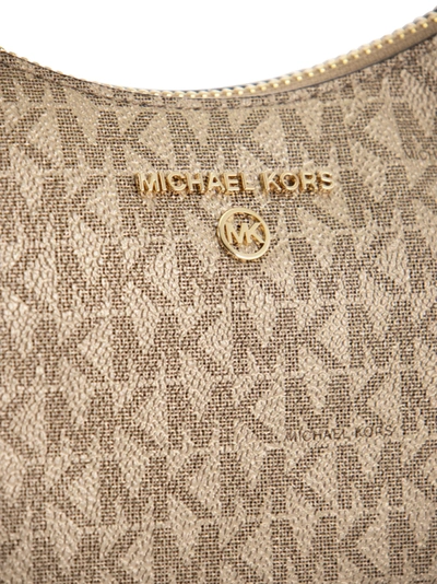 Shop Michael Kors Jet Set Charm Small Shoulder Bag With Logo
